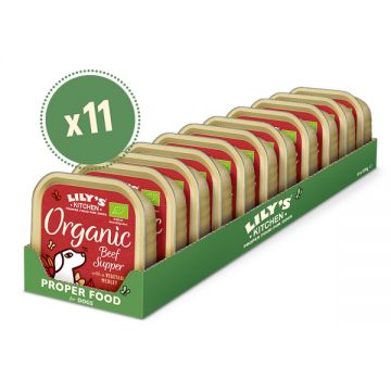 Lily's Kitchen Dog Organic Beef Supper 11 x 150 g