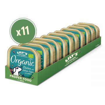 Lily's Kitchen Dog Organic Chicken With Salmon Supper 11 x 150 g