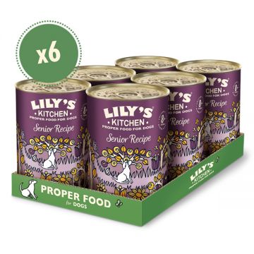 Lily's Kitchen Dog Senior Recipe Tin 6 x 400 g