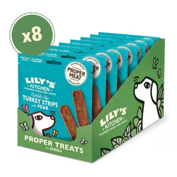 Lily's Kitchen Dog Turkey Strips Treat 8 x 70 g