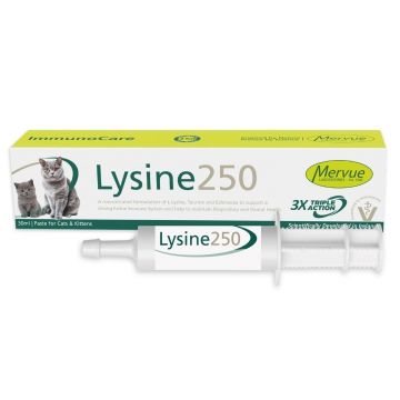 Lysine 250 - Pasta pentru sustinerea imunitatii la pisici - 30 ml