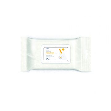 Servetele antibacteriene, cu clorhexidina, Specialist HEXAWIPES, pentru caini si pisici, 40 buc