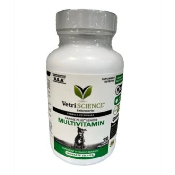 Supliment pentru caini, Canine Plus Senior, multivitamine caini senior, 90tbl