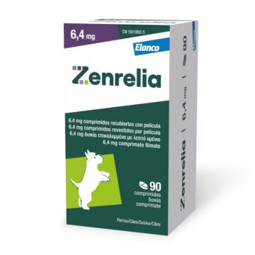 ZENRELIA, Supliment destinat cainilor predispusi la reactii alergice cutanate,  6.4 mg - 90 tablete