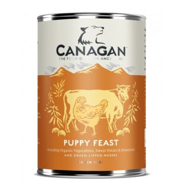 Canagan Dog Grain Free Puppy Feast, 400 g ieftina