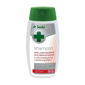 Dr. Seidel Sampon Clorhexidina si Ketoconazol, 220 ml de firma original