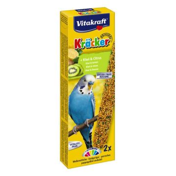 Baton pentru perusi, Vitakraft Kracker Kiwi & Lemon, 60 g