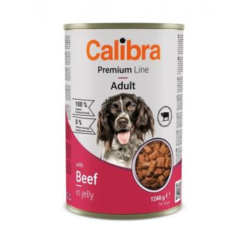Calibra Dog Premium Can with Beef, 1240 g