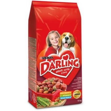 Darling Dog Beef & Chicken, 15 kg la reducere