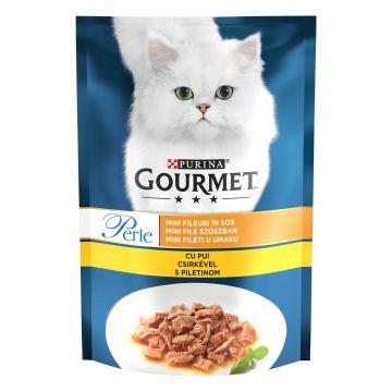 GOURMET PERLE cu Pui in sos, 85 g