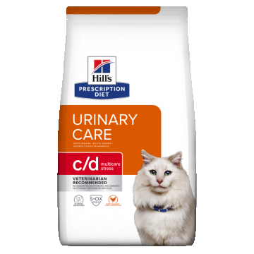 Hill's Prescription Diet Feline C/D Multi Stress, 8 kg la reducere