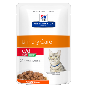 Hill's PD Feline C/D Stress Reduced Calorie Chicken, 85 g