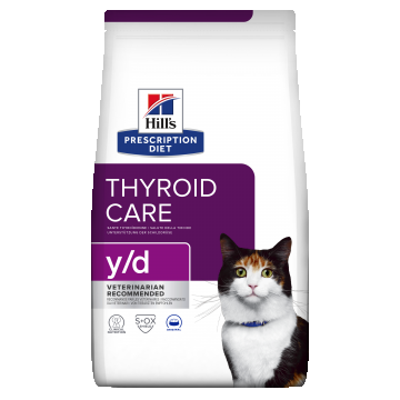 Hill's Prescription Diet Feline y/d Thyroid Care, 3 kg ieftina