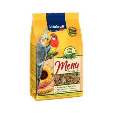 Hrana Nimfe Vitakraft Premium Menu, 1 kg de firma originala