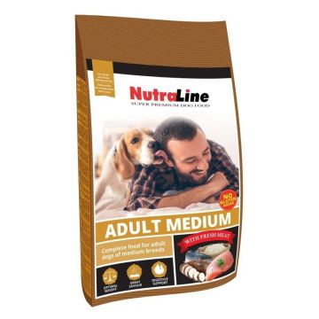 Nutraline Caine Adult Mediu, 12.5 kg de firma originala