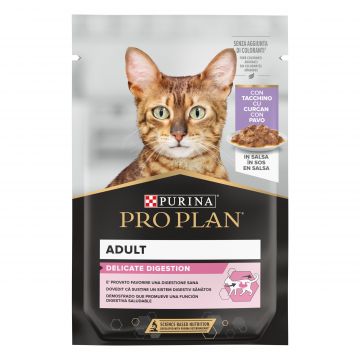 PURINA PRO PLAN DELICATE NUTRISAVOUR, Curcan, 85 g