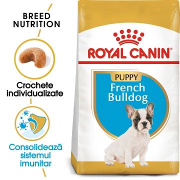 Royal Canin French Bulldog Puppy hrana uscata caine junior, 3 kg la reducere