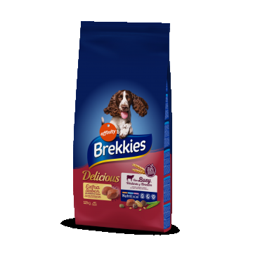 Brekkies Dog Delicious Vita, 12 kg ieftina