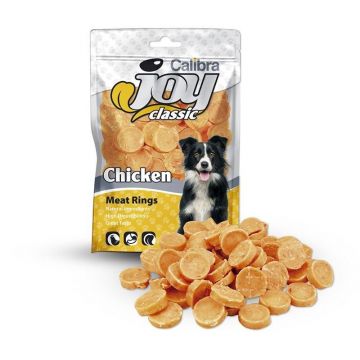 Calibra Joy Dog Classic Chicken Rings, 80 g de firma originala
