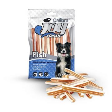 Calibra Joy Dog Classic Fish & Chicken Sandwich, 80 g de firma originala