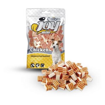 Calibra Joy Dog Classic Mini Chicken & Cod Sandwich, 70 g