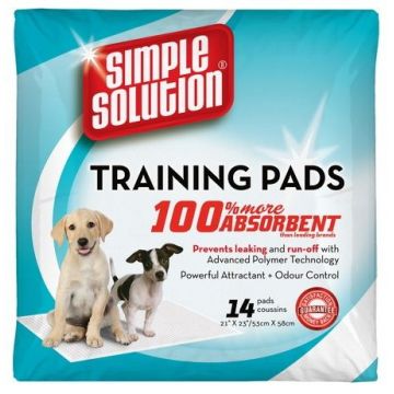 Simple Solution Training Pads, 55 x 56 cm, 14 bucati