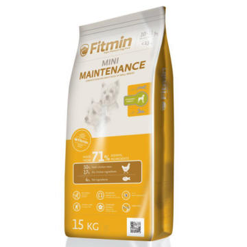 FITMIN Mini Maintenance Hrana uscata caini adulti de talie mica, cu pasare 15 kg