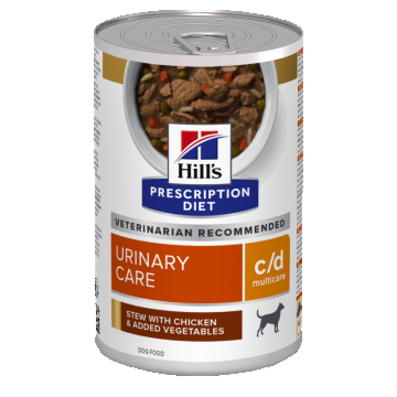 Hill's Prescription Diet Canine C/D Chicken and Vegetable Stew, 354 g la reducere