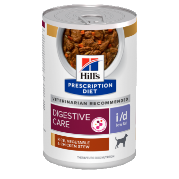 Hill's Prescription Diet Canine I/D Low Fat Chicken and Vegetable Stew, 354 g ieftina