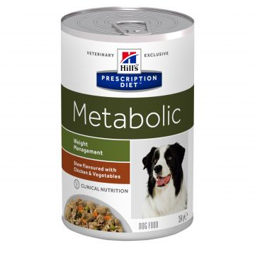 Hill's Prescription Diet Canine Metabolic Chicken and Vegetable Stew, 354 g ieftina