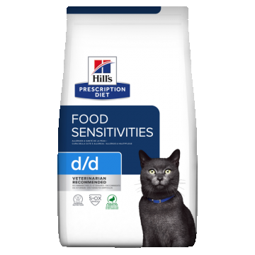 Hill's Prescription Diet Feline D/D Duck and Pea, 1.5 kg ieftina