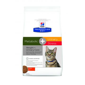 Hill’s PD Metabolic + Urinary Stress hrana pentru pisici cu pui
