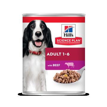 Hill's Science Plan Canine Adult Beef, 370 g la reducere