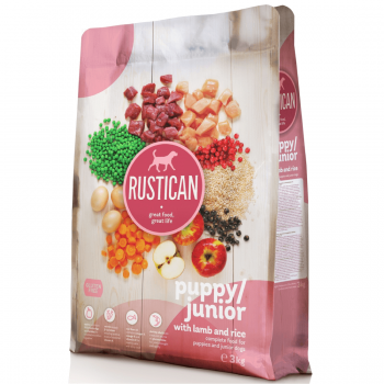 Hrana uscata pentru catei Rustican Puppy/Junior 12kg