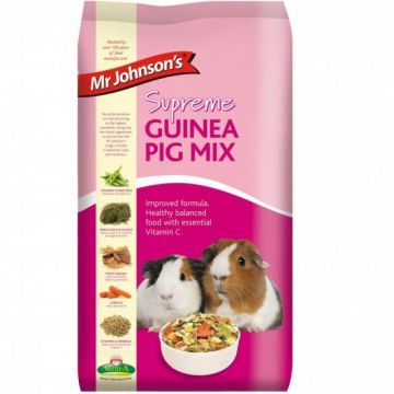 Mix pentru porcusorii de Guineea, Mr. Johnson`s Supreme Guinea Pig Mix, 900 g ieftina