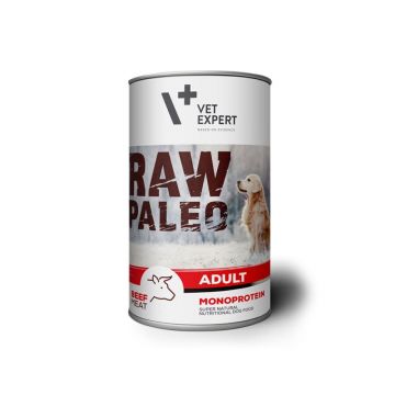 Raw Paleo, Conserva Monoproteica, Adult, Vita, 400 g la reducere