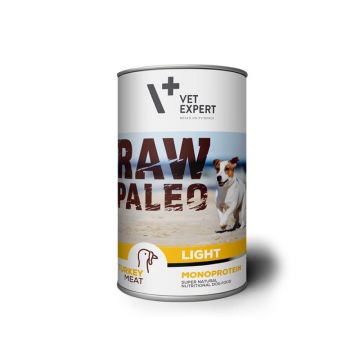 Raw Paleo Light, Conserva Monoproteica, Curcan, 400 g la reducere