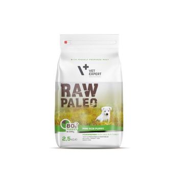 Raw Paleo, Puppy, Rase Mici, Curcan, 2.5 Kg la reducere