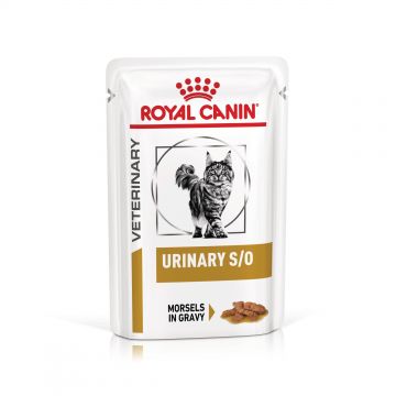 ROYAL CANIN Urinary S/O, dieta veterinara pisici, sistem urinar, (in sos), 85 g
