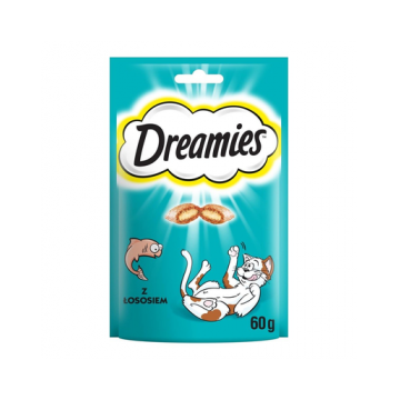 DREAMIES recompense pisici, cu somon 6x60 g