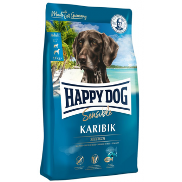 HAPPY DOG Supreme Karibik hrana uscat caini adulti cu alergii si intolerante alimentare 4 kg