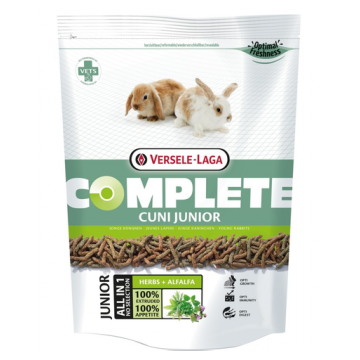 VERSELE-LAGA Cuni Junior Complete Hrana completa pentru iepuri junior, cu lucerna 0.5kg