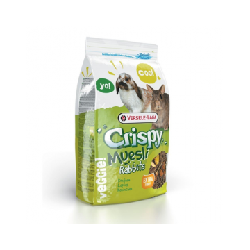 VERSELE-LAGA Prestige Crispy Muesli Hrana completa pentru iepuri miniaturali 1 kg