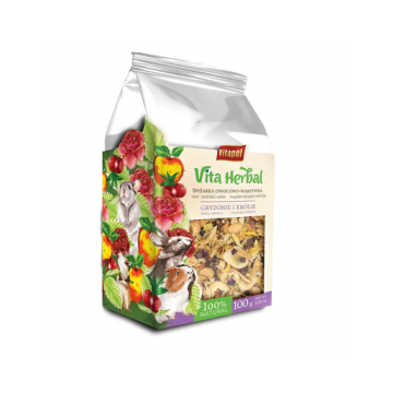 VITAPOL Hrana complementara chinchilla, cu fructe si legume 100 g