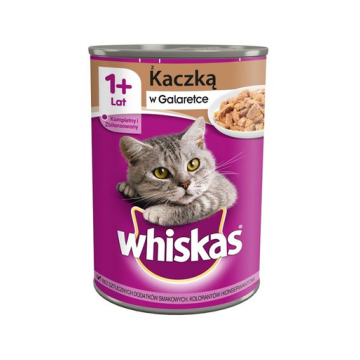 WHISKAS Rata in aspic, conserve hrana pisica 24 x 400 g