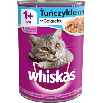 WHISKAS Ton in aspic, hrana umeda pisica 24 x 400 g