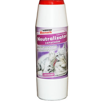 BENEK Neutralizator mirosuri pisici, cu lavanda 500 g