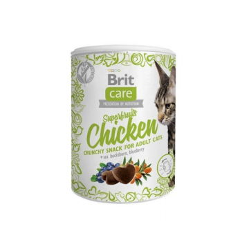 BRIT Care Cat Snack Superfruits Chicken recompense pentru pisici adulte, cu pui 100 g