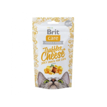 BRIT Care Cat Snack Truffles Cheese recompense pentru pisici, cu branza 50g