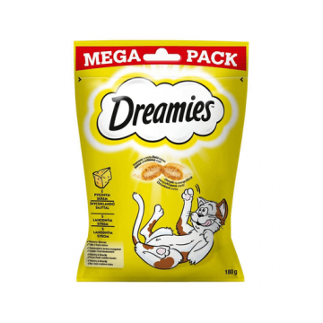 DREAMIES Mega Pack 4 x 180 g recompense pisici cu branza delicioasa